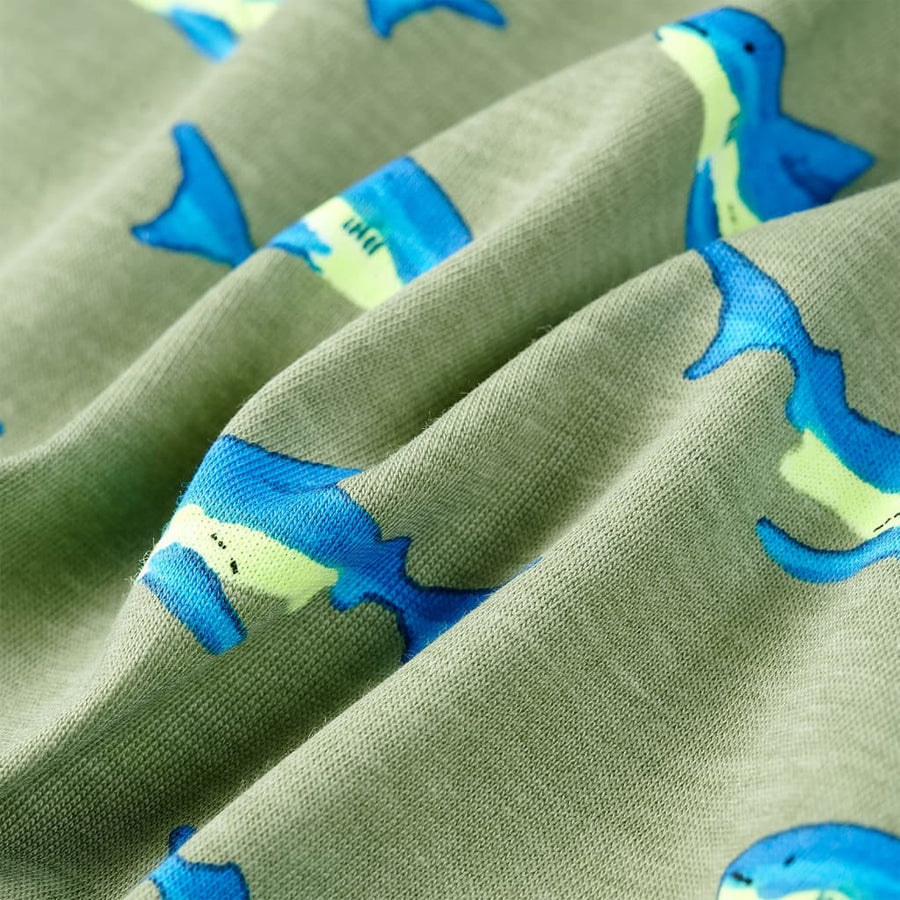 Kindershirt 104 lichtkakikleurig Kaki