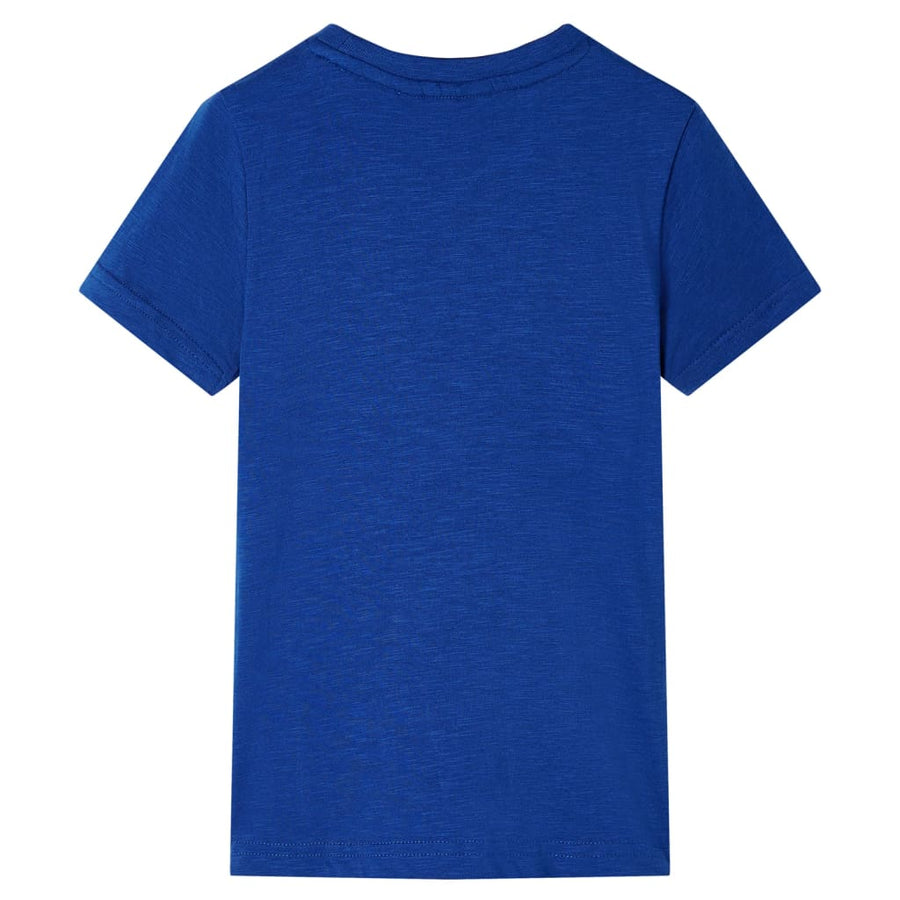 Kindershirt 128 donkerblauw Blauw 128