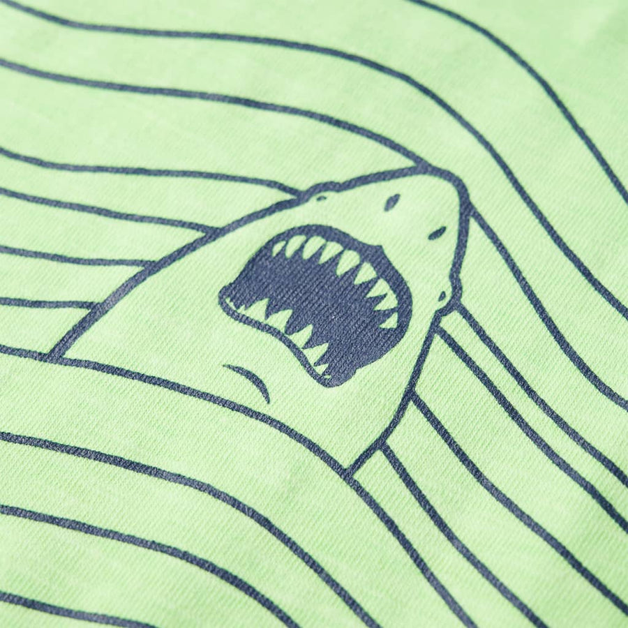 Kindershirt 128 neongroen Groen