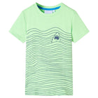 Kindershirt 140 neongroen