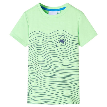 Kindershirt 140 neongroen Groen 140