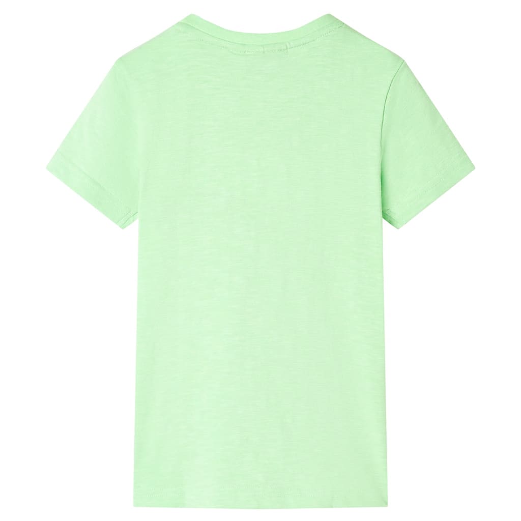 Kindershirt 140 neongroen Groen 140
