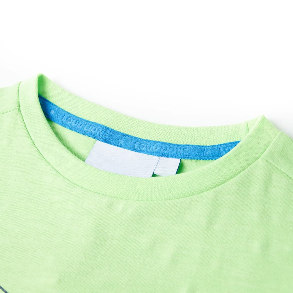 Kindershirt 140 neongroen Groen 140