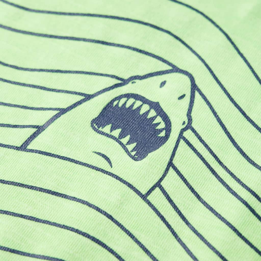 Kindershirt 140 neongroen Groen 140