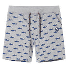 Kindershorts 116 gemêleerd lichtgrijs