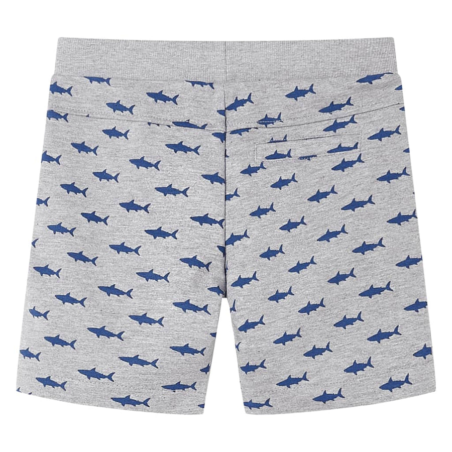 Kindershorts met trekkoord 116 gemêleerd lichtgrijs Grijs 116