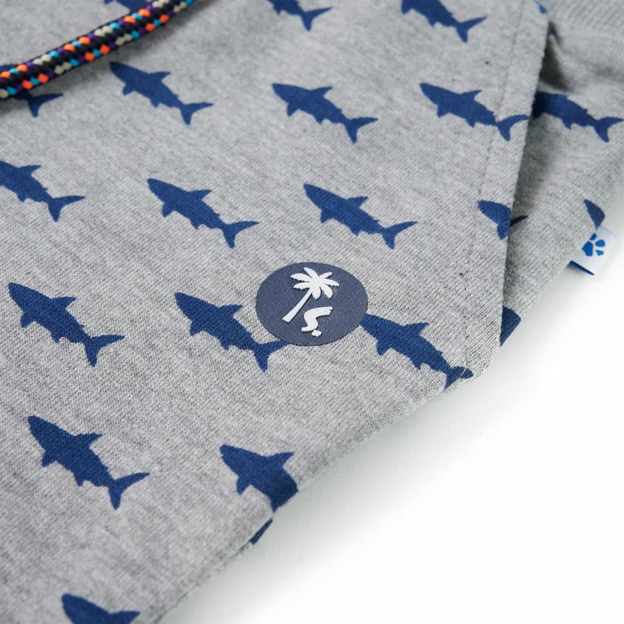 Kindershorts met trekkoord 116 gemêleerd lichtgrijs Grijs 116