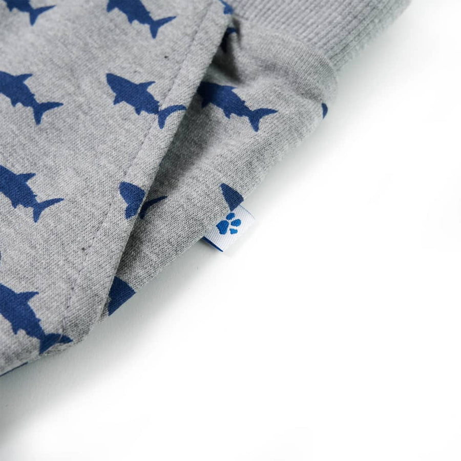 Kindershorts met trekkoord 116 gemêleerd lichtgrijs Grijs 116