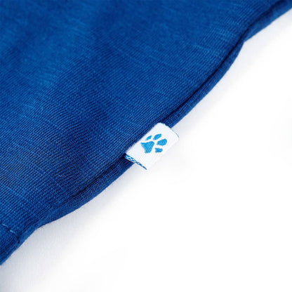 Kindershirt 104 donkerblauw Blauw