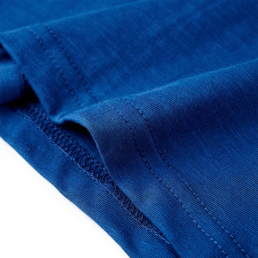Kindershirt 104 donkerblauw Blauw