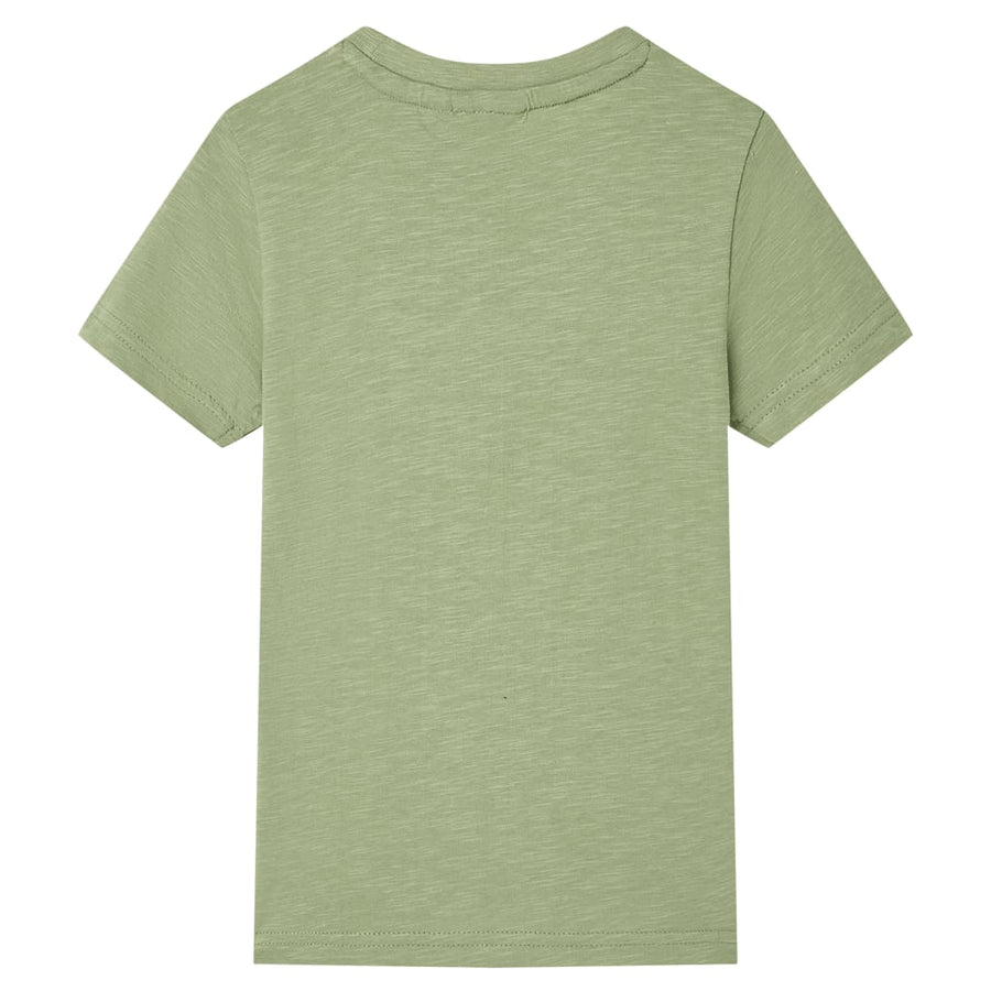 Kindershirt 116 lichtkakikleurig Kaki