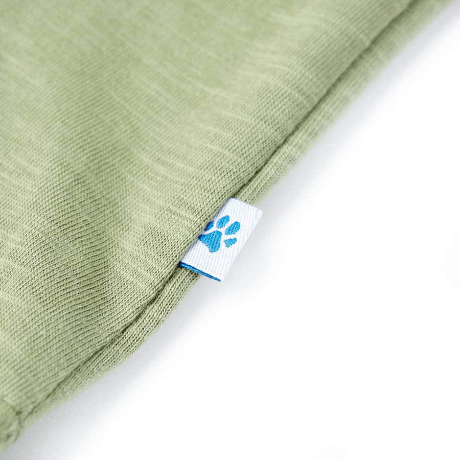 Kindershirt 116 lichtkakikleurig Kaki