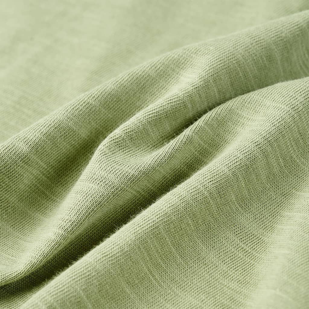 Kindershirt 116 lichtkakikleurig Kaki