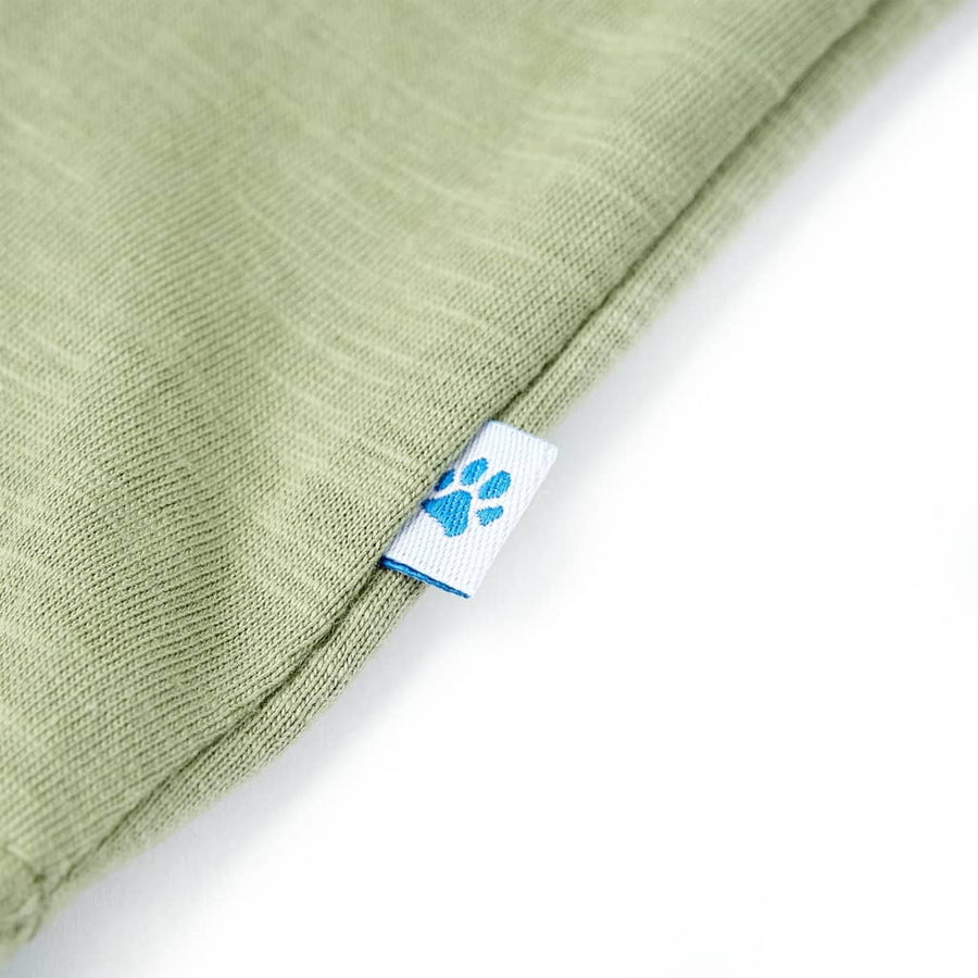 Kindershirt 128 lichtkakikleurig Kaki