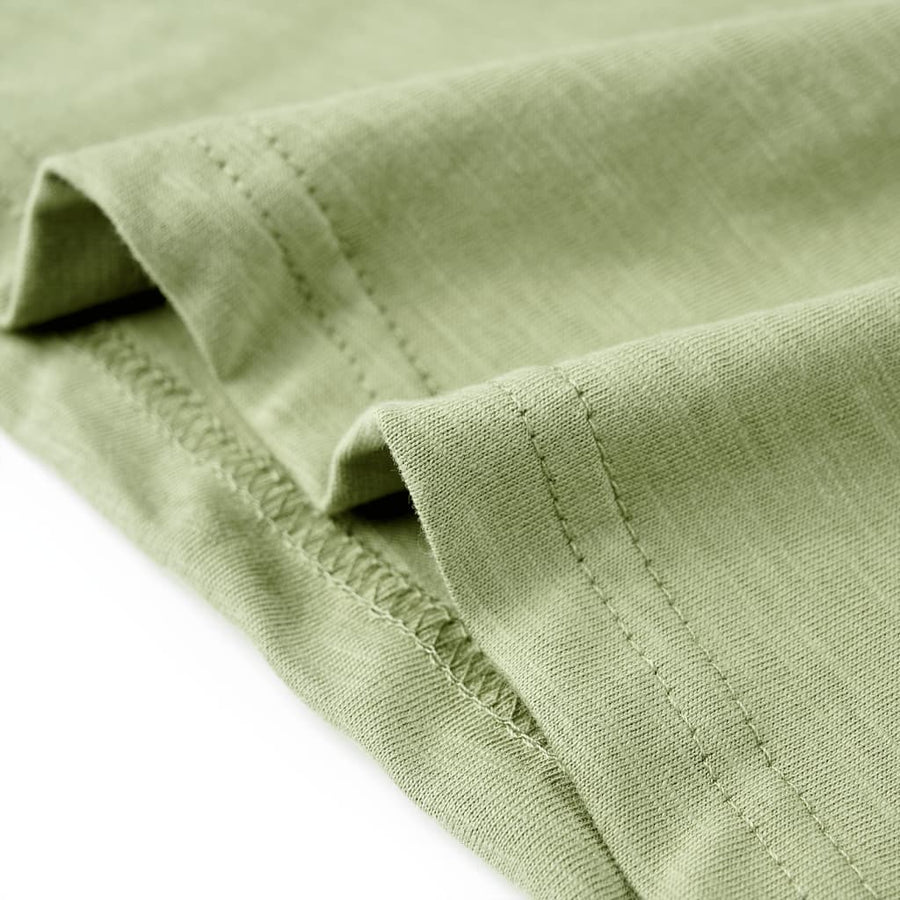 Kindershirt 128 lichtkakikleurig Kaki
