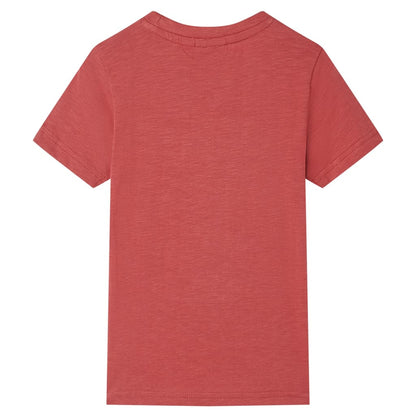 Kindershirt 104 paprikakleurig Paprika 104