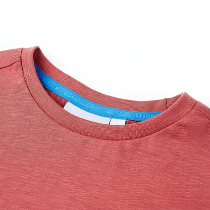 Kindershirt 104 paprikakleurig Paprika 104