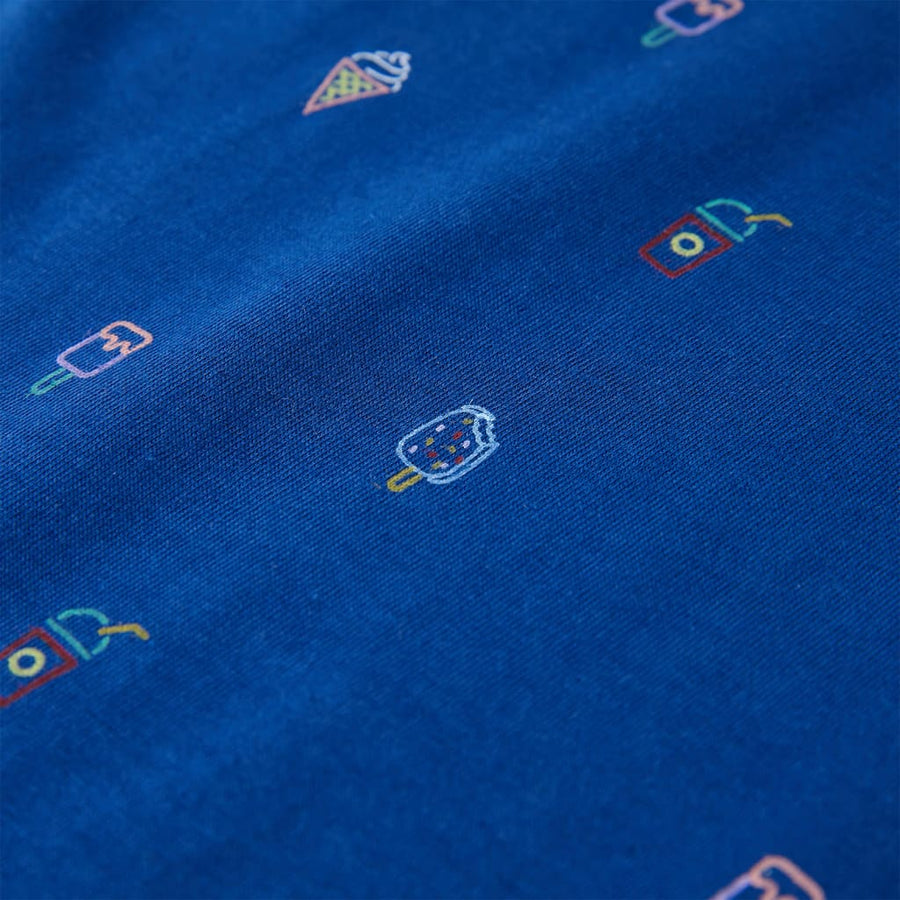 Kindertopje 140 donkerblauw 140