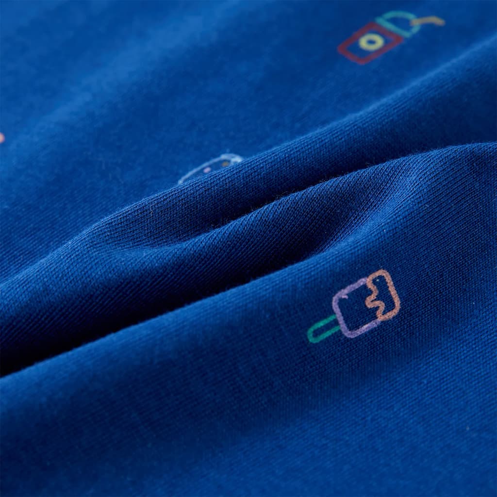 Kindertopje 140 donkerblauw 140