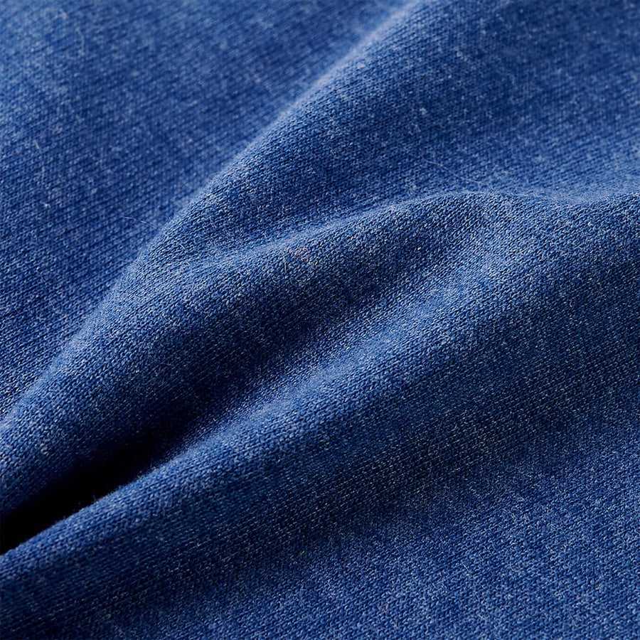 Kindershorts met trekkoord 116 gemêleerd donkerblauw Blauw 116