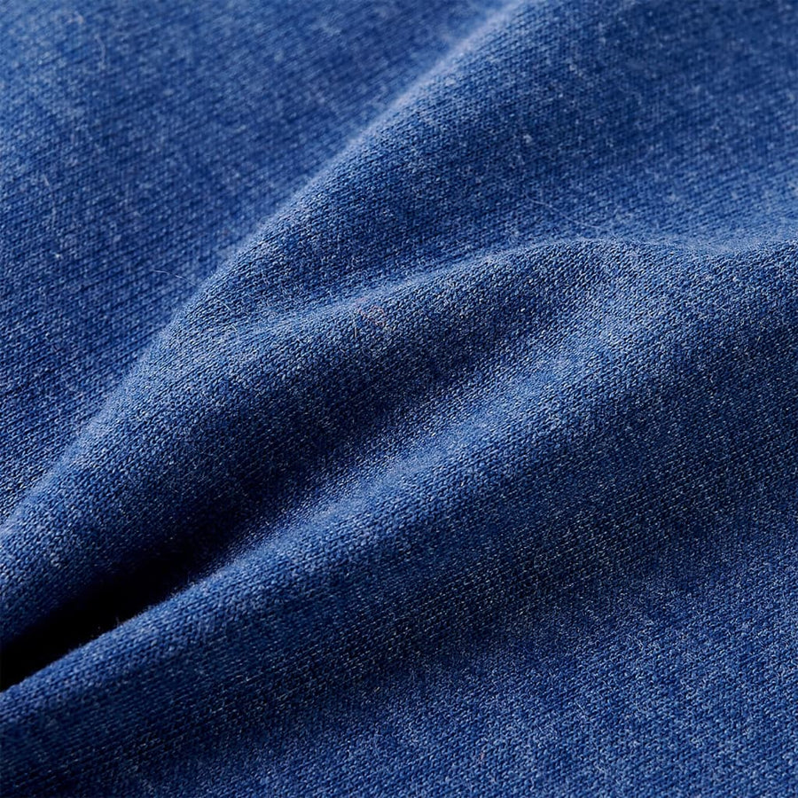Kindershorts met trekkoord 128 gemêleerd donkerblauw Blauw 128