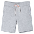 Kids shorts with drawstring 104 grey