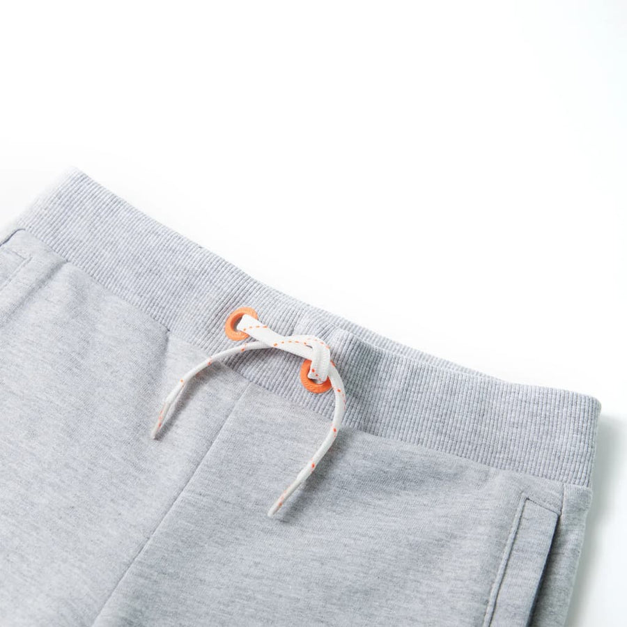 Kindershorts met trekkoord 104 grijs Grijs 104