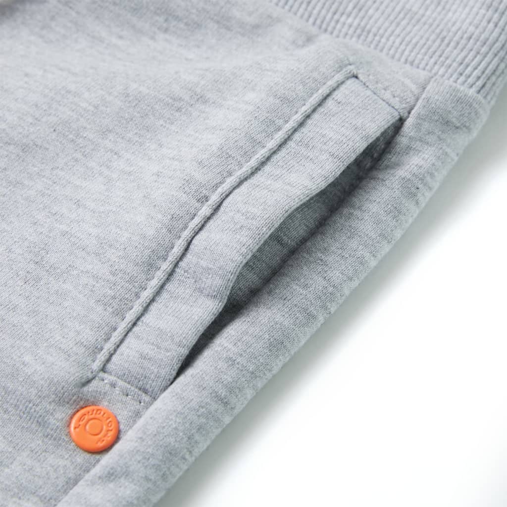 Kindershorts met trekkoord 104 grijs Grijs 104