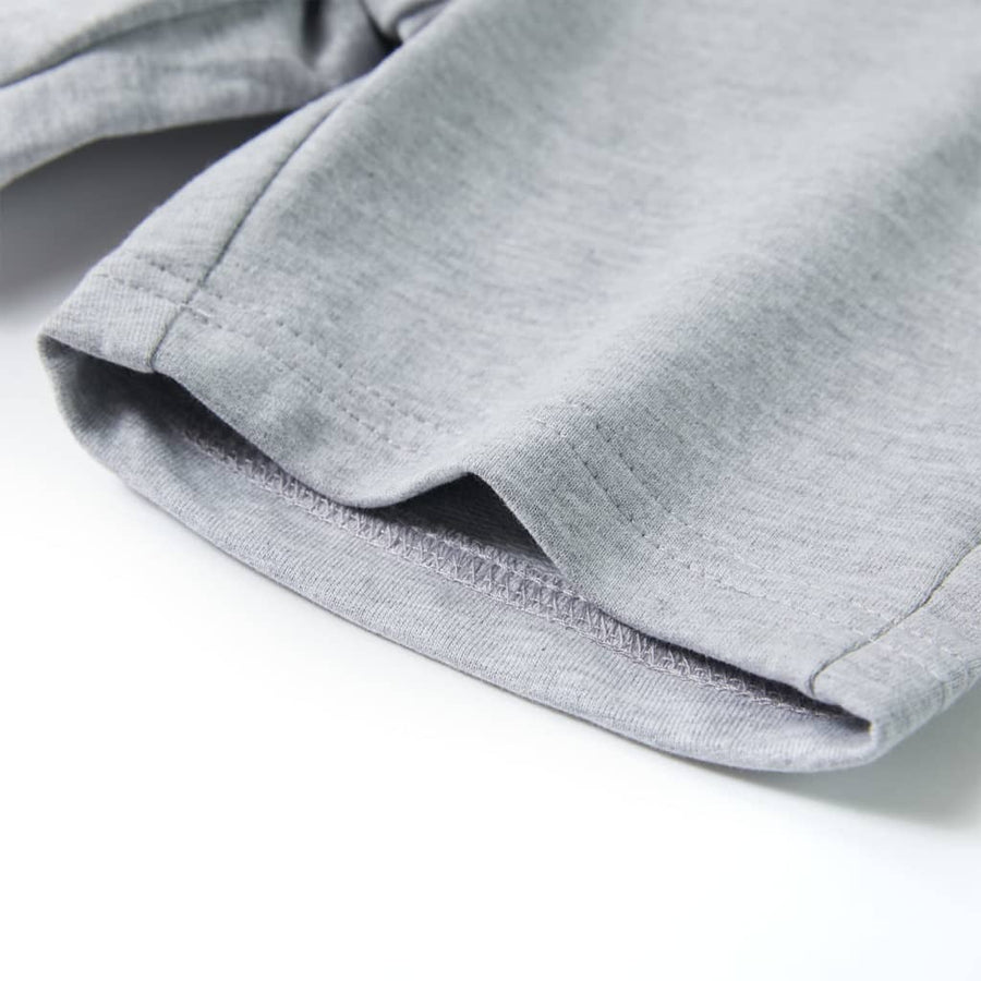Kindershorts met trekkoord 104 grijs Grijs 104