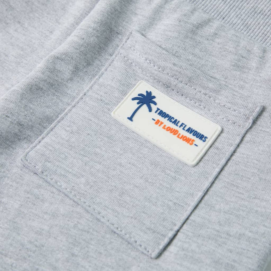 Kindershorts met trekkoord 104 grijs Grijs 104