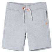 Kindershorts grijs maat 128