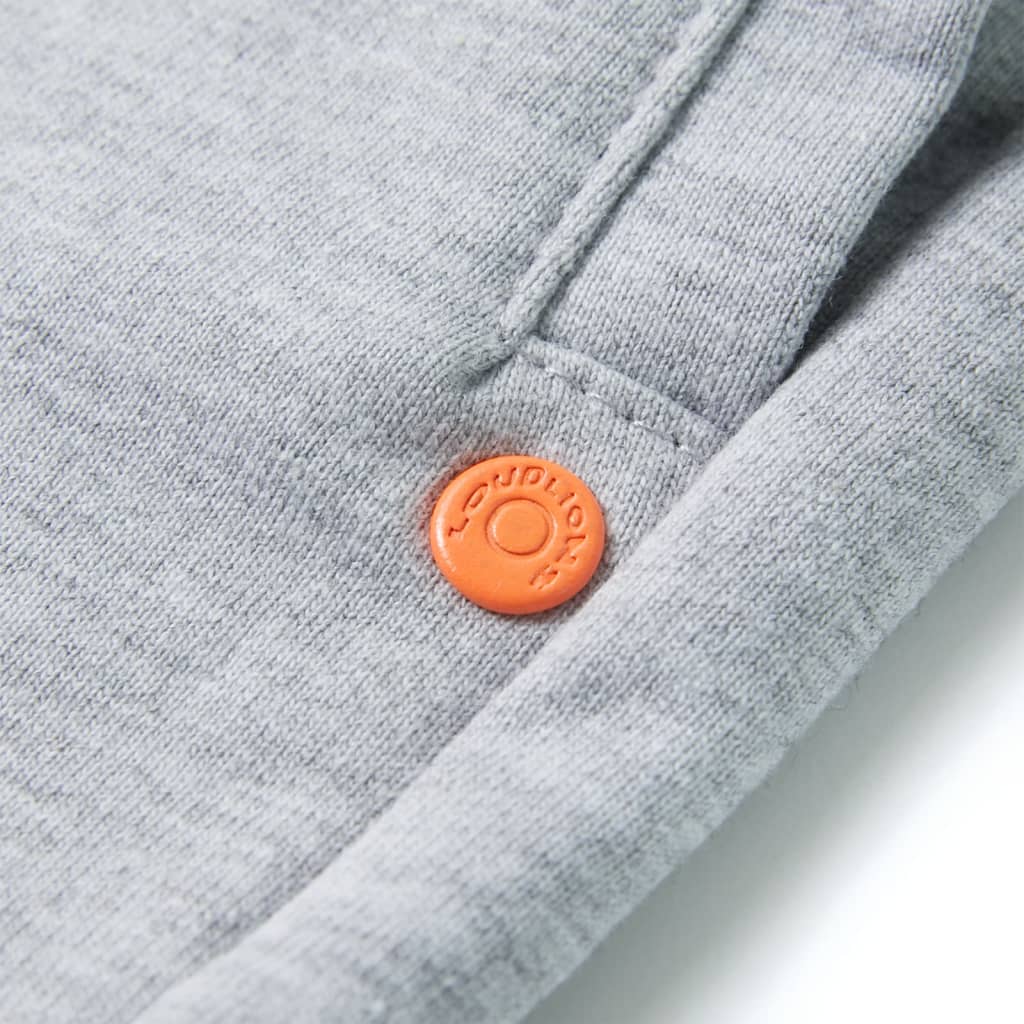 Kindershorts met trekkoord 128 grijs Grijs 128