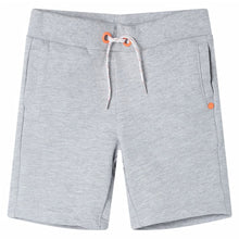 Kindershorts met trekkoord 140 grijs Grijs 140