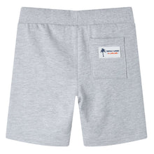 Kindershorts met trekkoord 140 grijs Grijs 140
