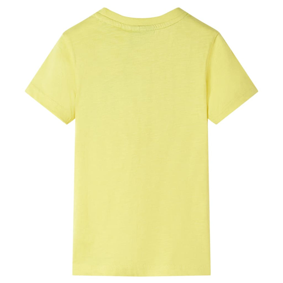 Kindershirt 116 geel Geel