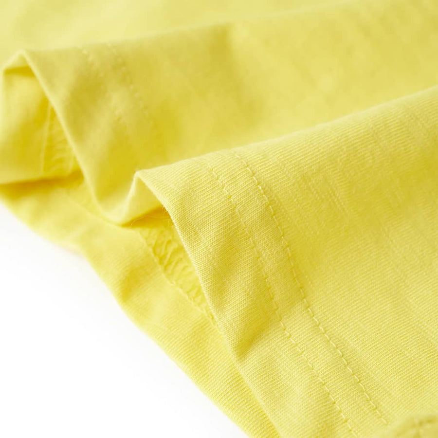 Kindershirt 116 geel Geel