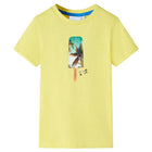 Kindershirt 128 geel ijsjesprint