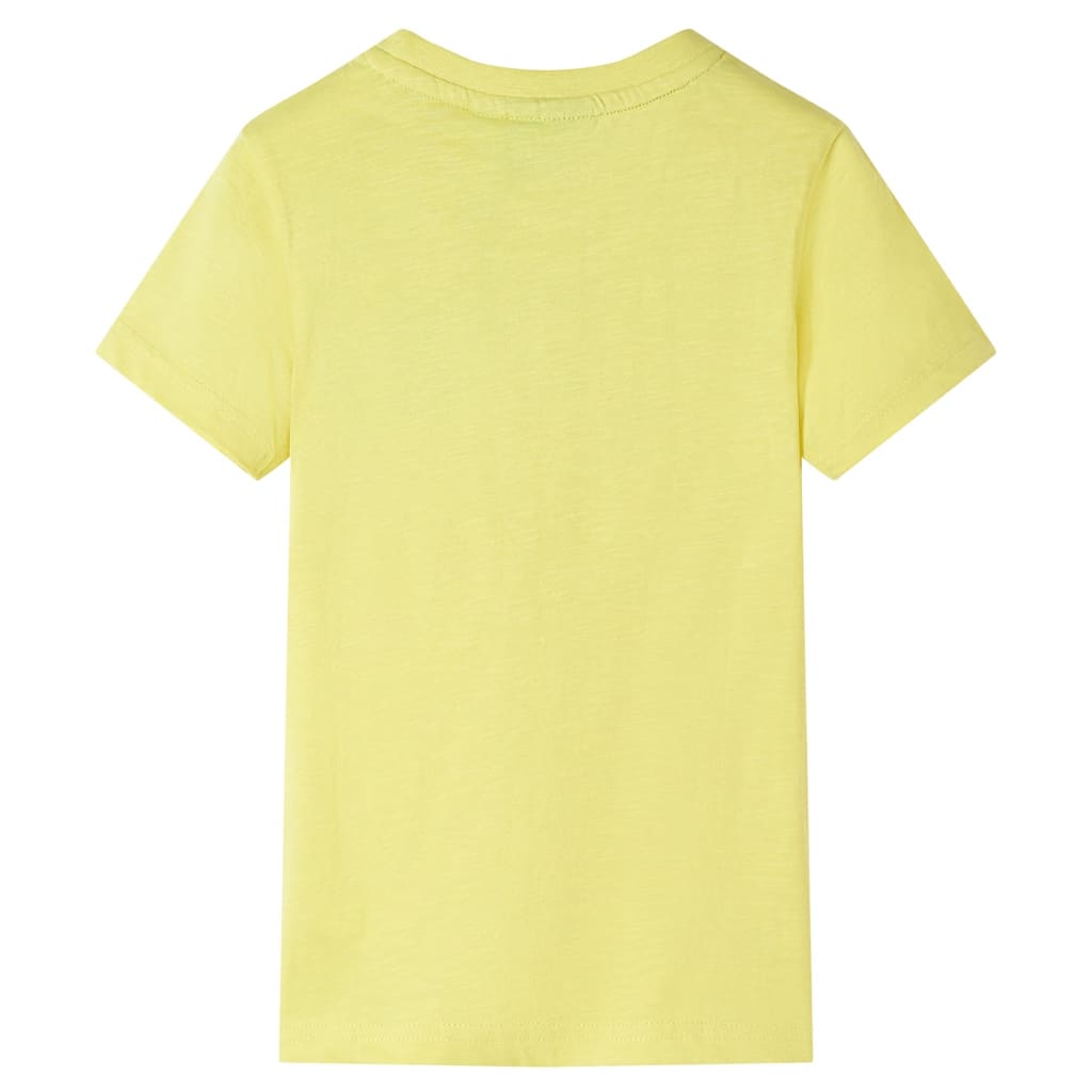 Kindershirt 128 geel Geel
