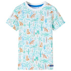Kindershirt 104 ecru tijgerprint