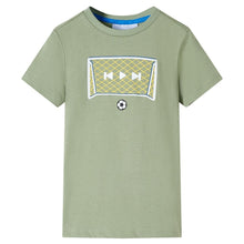 Kindershirt 116 lichtkakikleurig Kaki 116
