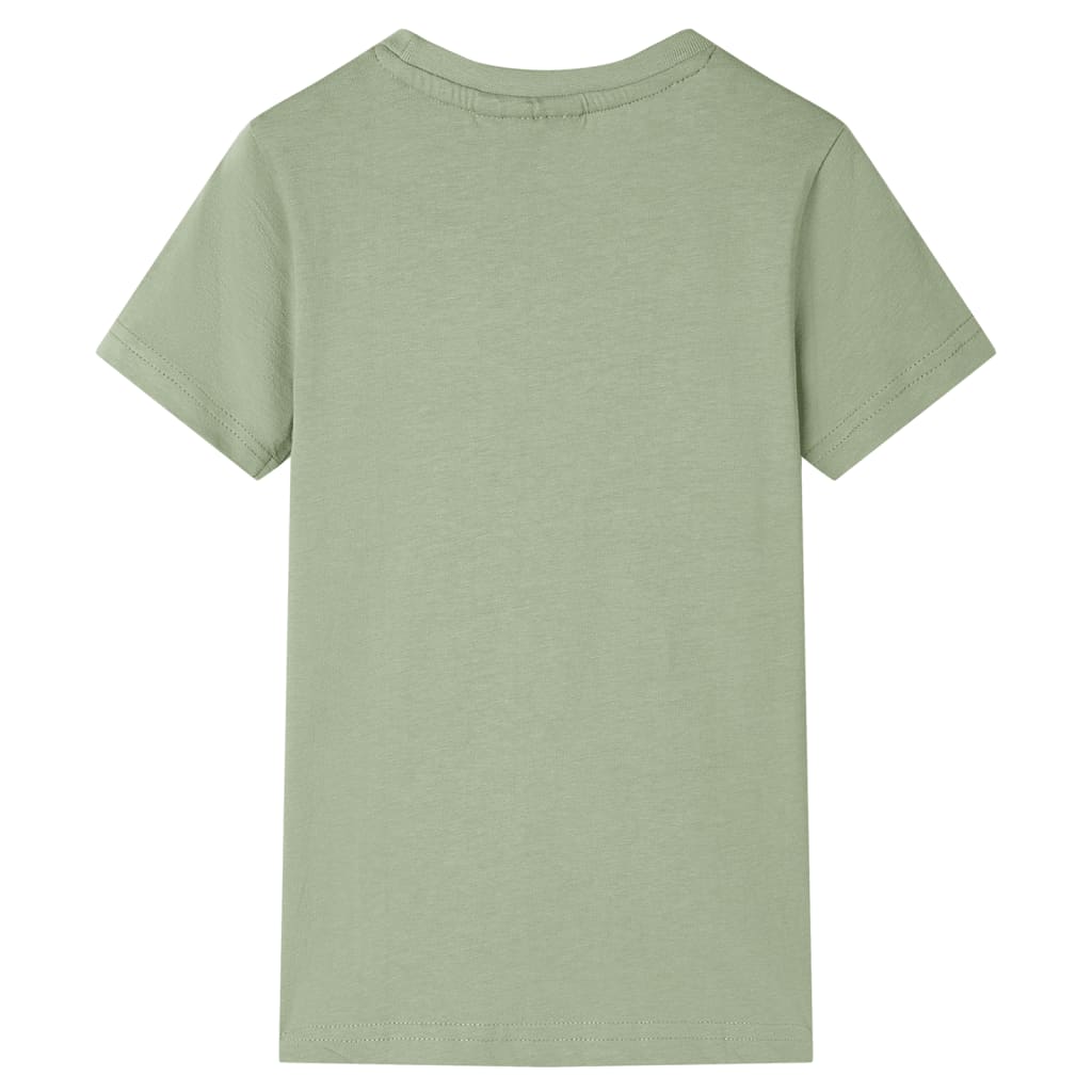 Kindershirt 116 lichtkakikleurig Kaki 116