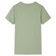 Kindershirt 116 lichtkakikleurig Kaki 116