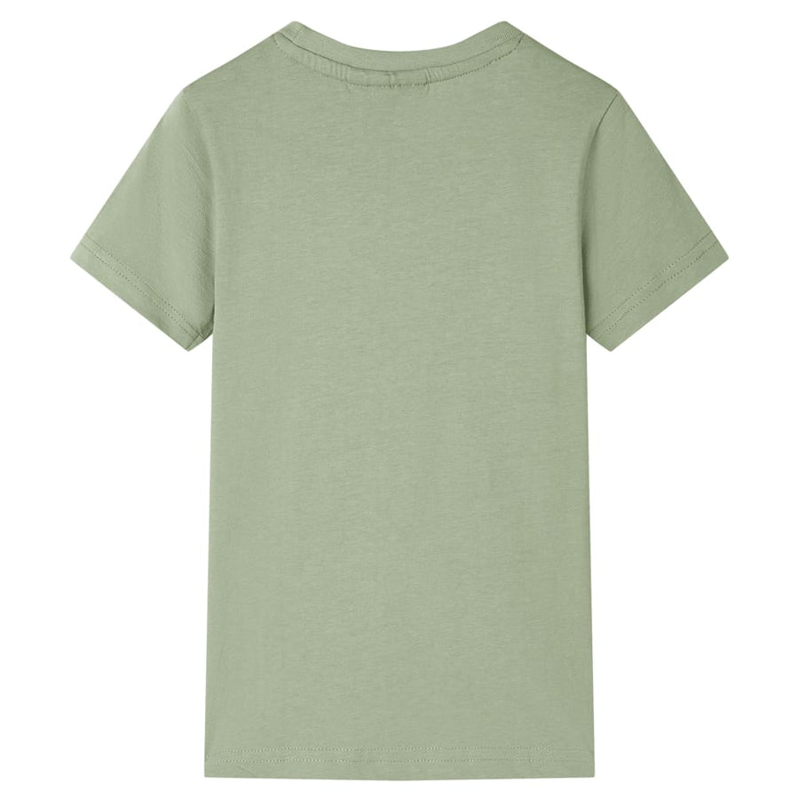 Kindershirt 116 lichtkakikleurig Kaki 116