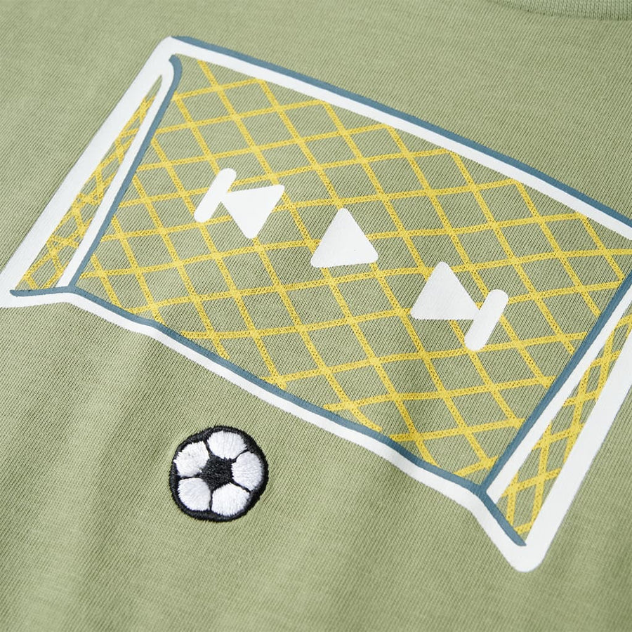 Kindershirt 116 lichtkakikleurig Kaki 116