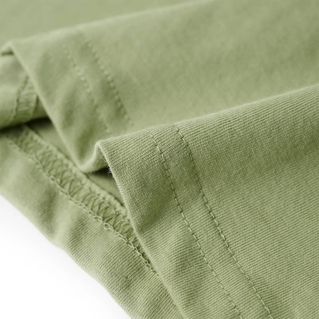 Kindershirt 116 lichtkakikleurig Kaki 116