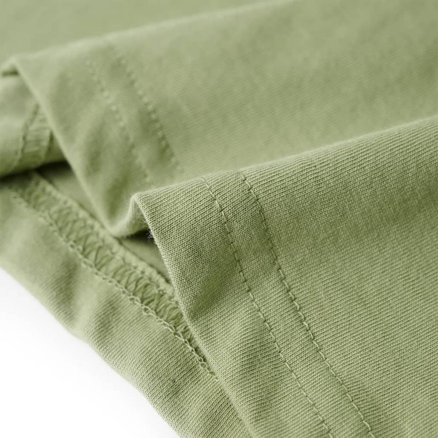 Kindershirt 116 lichtkakikleurig Kaki 116