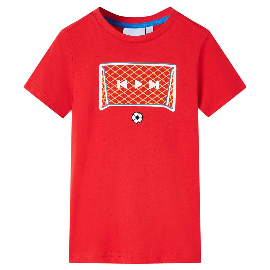 Kindershirt 92 rood Rood