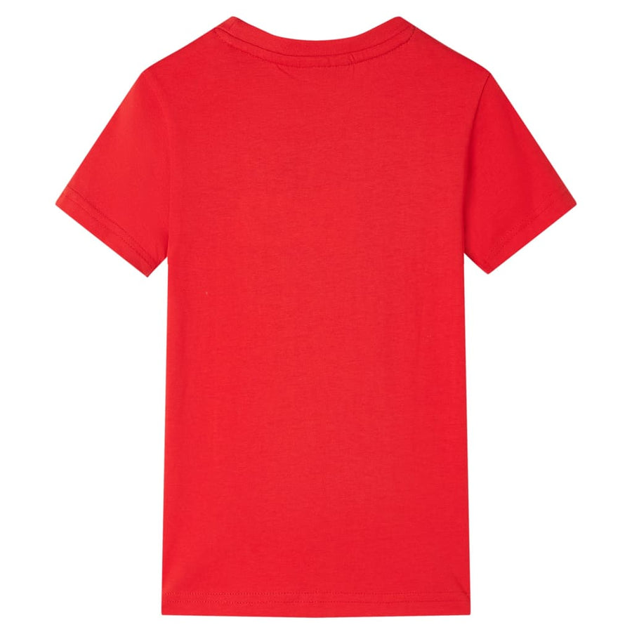 Kindershirt 92 rood Rood