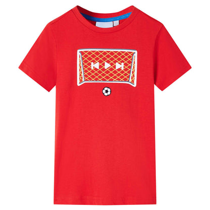 Kindershirt 116 rood Rood
