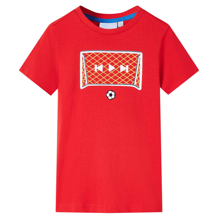 Kindershirt 116 rood Rood